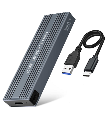 ENCLOSURE PARA DISCO SSD M.2 PCI-E NVME VCOM CU850N