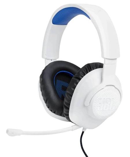 HEADSET JBL QUANTUM 100P 3.5MM JBLQ100PWHTBLUAM WHITE