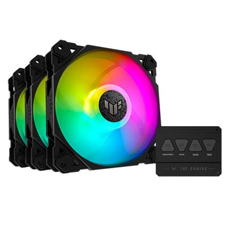 VENTILADOR  ASUS TUF GAMING TF120BK ARGB (3 PACKS)