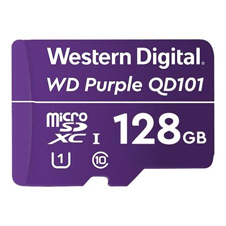 MEMORIA MICRO SD WESTERN DIGITAL 128GB PURPLE SURVEILLANCE WDD128G1P0C