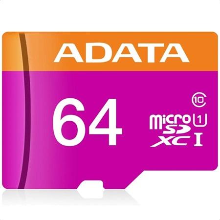 MEMORIA MICRO SD ADATA 64GB UHS-I  AUSDX64GUICL10-RA1