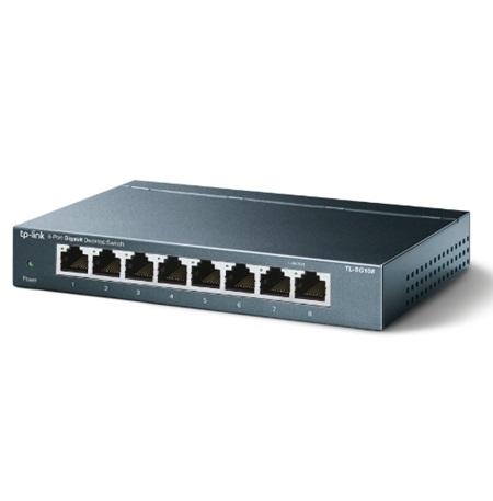 SWITCH 8 PUERTOS TP-LINK TL-SG108-PORT GIGABIT 10/100/1000 MBPS