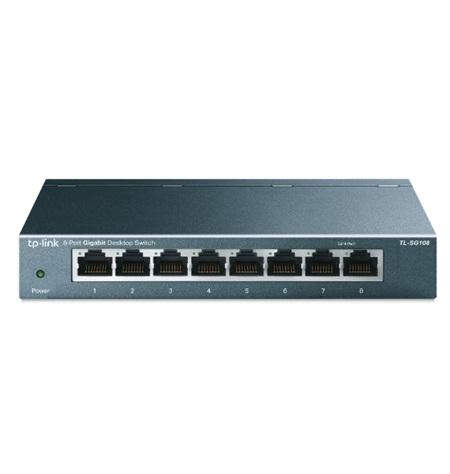SWITCH 8 PUERTOS TP-LINK TL-SG108-PORT GIGABIT 10/100/1000 MBPS