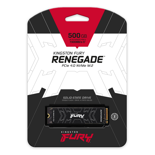 SSD KINGSTON FURY RENEGADE PCIe 4.0 NVMe™ NV2 M.2 500 GB SFYRS/500G 