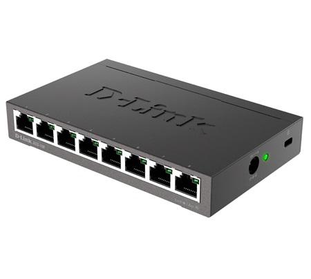 SWITCH 8 PUERTOS D-LINK DGS-108 GIGABIT PLUG&PLAY