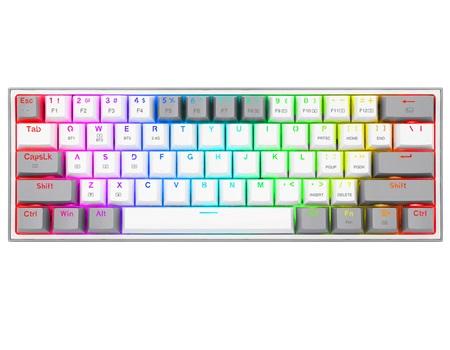 TECLADO MECANICO GAMING REDRAGON FIZZ PRO K616-RGB TRIMODE WHITE