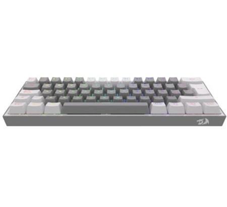 TECLADO MECANICO GAMING REDRAGON FIZZ PRO K616-RGB TRIMODE GREY/WHITE