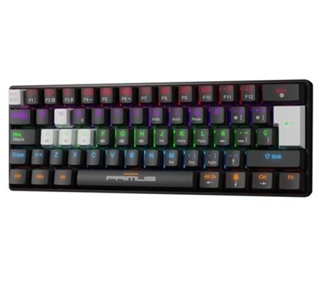 TECLADO MECANICO GAMING PRIMUS PKS-060G-S BALLISTA61T RED SWITCH BLACK