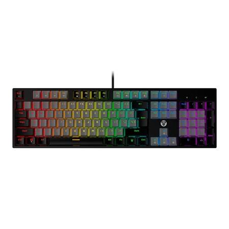 TECLADO MECANICO FANTECH MK886V2 ATOM GREY/BLACK