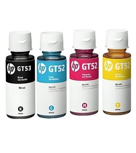COMBO DE TINTAS HP GT53/GT52 4 PACK BLK/CYAN/MAGENTA/YELLOW 9F3N4AL