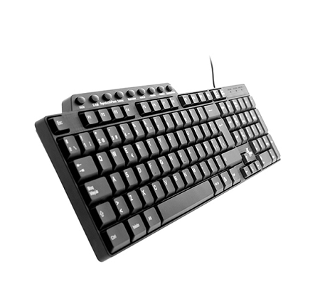 TECLADO MULTIFUNCIONAL USB XTECH XTK-160S BLACK 